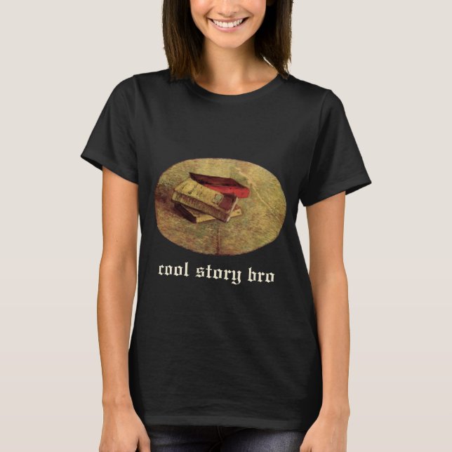T-shirt Vincent van Gogh - La vie morte avec trois livres (Devant)
