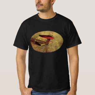 T-shirt Vincent van Gogh - La vie morte avec trois livres
