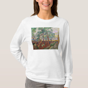 T-shirt Vincent van Gogh   le jardin de l'hôpital de St