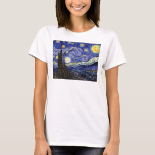 T-shirt Vincent Van Gogh - Le Starry Night Fine Art