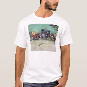 T-shirt Vincent van Gogh les caravanes, campement gitan