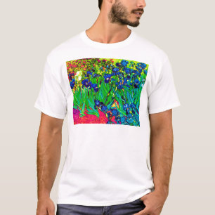 T-shirt Vincent Van Gogh - Les Iris - Amoureux des Fleurs