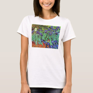 T-shirt Vincent Van Gogh - Les Iris - Flower Lover Fine Ar