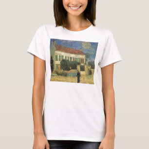 T-shirt Vincent van Gogh - Maison Blanche à la nuit