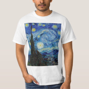 T-shirt Vincent Van Gogh Nuit d'art Vintage