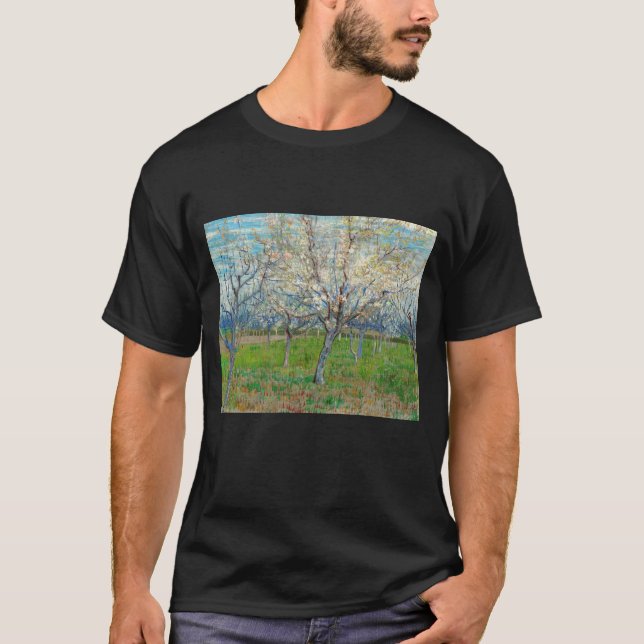 T-shirt Vincent van Gogh - Orchard rose (Devant)