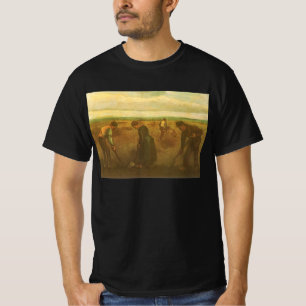 T-shirt Vincent van Gogh - Paysans plantant des pommes de 
