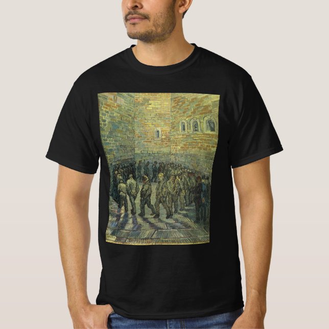 T-shirt Vincent van Gogh - Prisonniers exerçant (Devant)