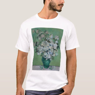 T-shirt Vincent van Gogh un vase de roses, 1890