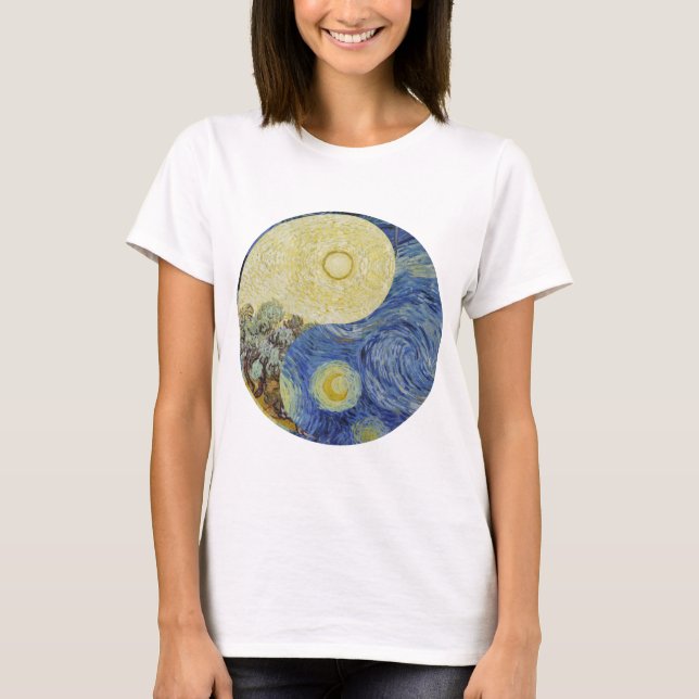 T-shirt Vincent van Gogh Yin Yang (Devant)