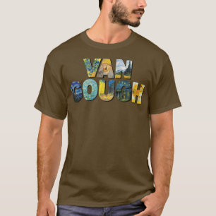 T-shirt Vincent Van Gough Hommage Sunflower Starry Night P