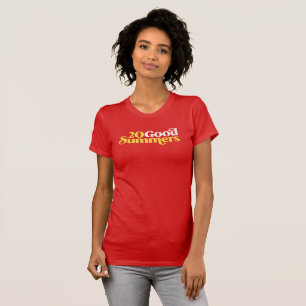 T-shirt Vingt Bons Étés : Rouge