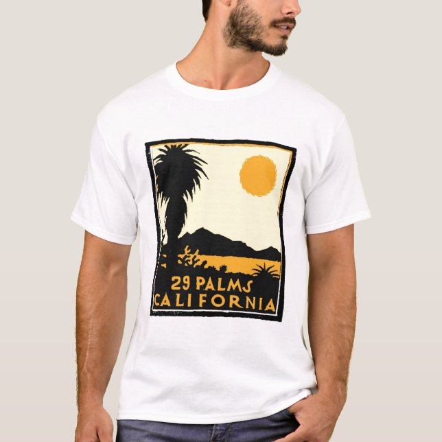 T-shirt Vingt-neuf tee - shirts de paumes (Devant)