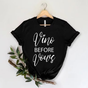 T-shirt Vino Before Voeux   Enterrement de vie de jeune fi