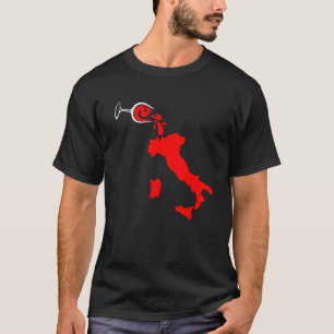 T-shirt Vino Italie cool pour les amateurs de vin