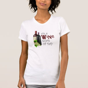 T-shirt Vins du jour, vins fins et amusants