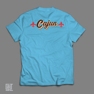 T-shirt Vintag classique Cajun Fleur-de-lis Retro Throwbac