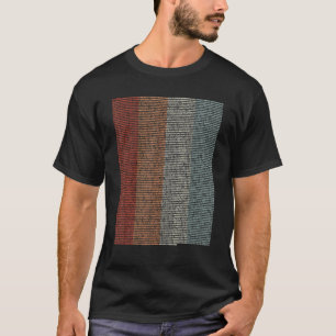 T-shirt Vintage 10000 Chiffres Pi Signes Mathématiques Mat