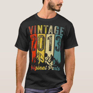T-shirt Vintage 11 Anniversaire Original Parts 2013 Live L