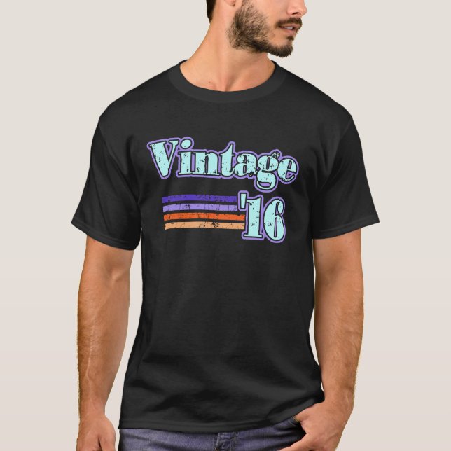 T-shirt Vintage 16 (Devant)