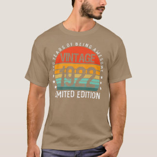 T-shirt VINTAGE 1922 LIMITED EDITION 100 e ANS D'ÊTRE