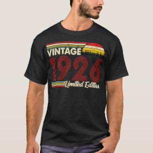 T-shirt Vintage 1926 Birthday Shirt Limited Edition 1926 B