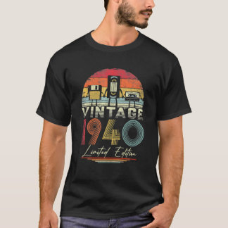 T-shirt Vintage 1940 Limited Edition 82E Anniversaire, Drô