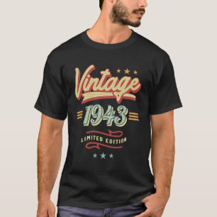 T-shirt Vintage 1943 Limited Edition - 80e anniversaire