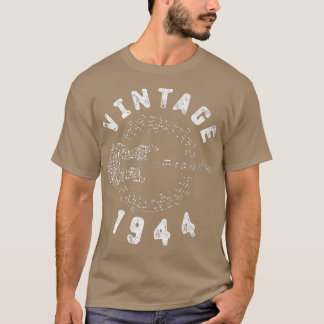 T-shirt Vintage 1944 Birthday Limited Edition Guitar Music