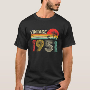 T-shirt Vintage 1951 Perturbé 71Ème Anniversaire 71 Ans Be