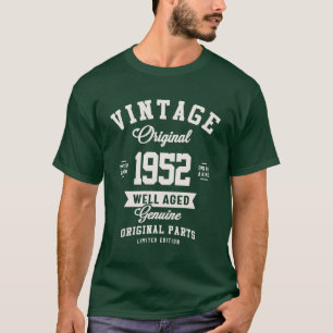 T-shirt Vintage 1952 71e anniversaire Cadeaux 71 ans