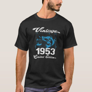 T-shirt Vintage 1953 - 69 ans Amateurs de pêche Pêcheur