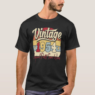 T-shirt Vintage 1954 Pièces originales Certaines portent R
