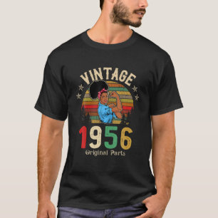 T-shirt Vintage 1956 Made In 1956 66Th Birthday 66 Years O