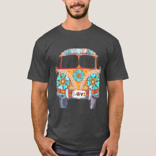 T-shirt Vintage 1960 Hippie Micro Bus Van Gift