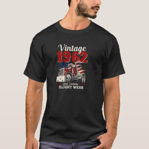 T-shirt Vintage 1962 60E Anniversaire Trucker 60 Ans Tr