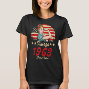 T-shirt Vintage 1963 1963 59ème B Jour 59 Ans