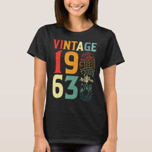 T-shirt Vintage 1963 59 Anniversaire Randonnée de camping