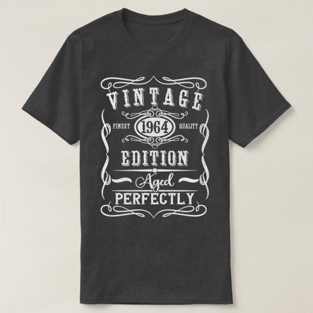 T-shirt Vintage 1964 60e anniversaire (Design devant)