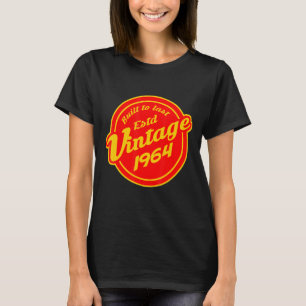 T-shirt Vintage 1964 rétro 58 ans anniversaire