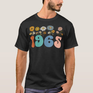 T-shirt Vintage 1965 59 Ans 59e Anniversaire Fleur sauvage