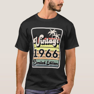 T-shirt Vintage 1966 Limited Edition 56E Anniversaire Don