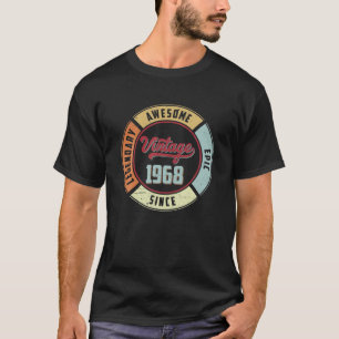 T-shirt Vintage 1968 54E Anniversaire Légendaire Épopée