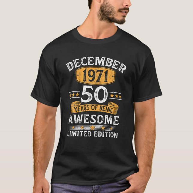 T-shirt Vintage 1971 (Devant)