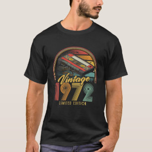T-shirt Vintage 1972 Cassette rétro 1972 54e anniversaire 