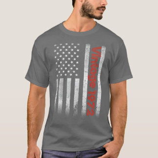 T-shirt Vintage 1972 Funny 50 Ans Hommes Et Femmes 50ème