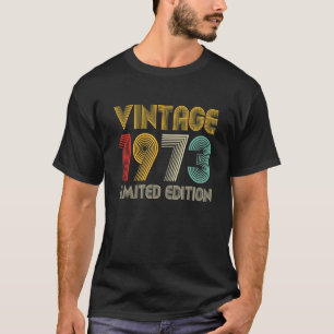 T-shirt Vintage 1973 49 Ans 49e Anniversaire