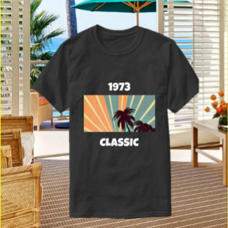 T-shirt Vintage 1973 50e année - Personnaliser