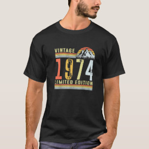 T-shirt Vintage 1974 48e anniversaire