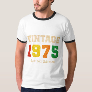 T-shirt Vintage 1975 Limited Edition - 50e anniversaire Re